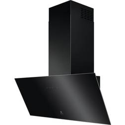 Electrolux LFV439K Wandhaube Dunstabzug 898 mm breit 396 tief Schwarz 90 cm, Schwarz